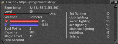 Signature for player Glauco