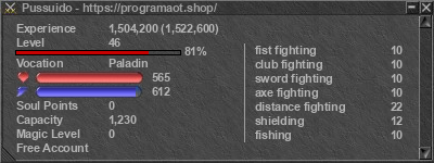 Signature for player Pussuido